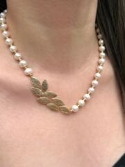 İnci Başak Gümüş Kolye