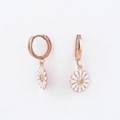 Papatya Gümüş Küpe