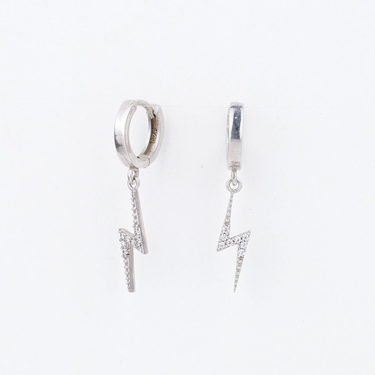 Şimşek Gümüş Küpe