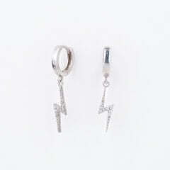 Şimşek Gümüş Küpe