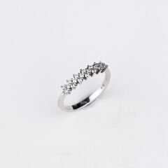 Zikzak Gümüş Yüzük