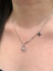 Ataç Zincirli Gümüş İtalyan Kolye