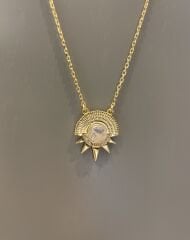 Güneş Tasarım Gümüş Kolye