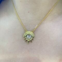 Güneş Tasarım Gümüş Kolye