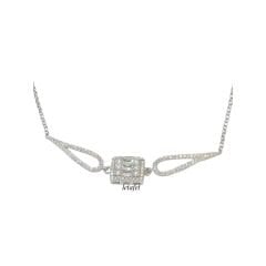 Baget Kesim Taşlı Gümüş Bileklik 1