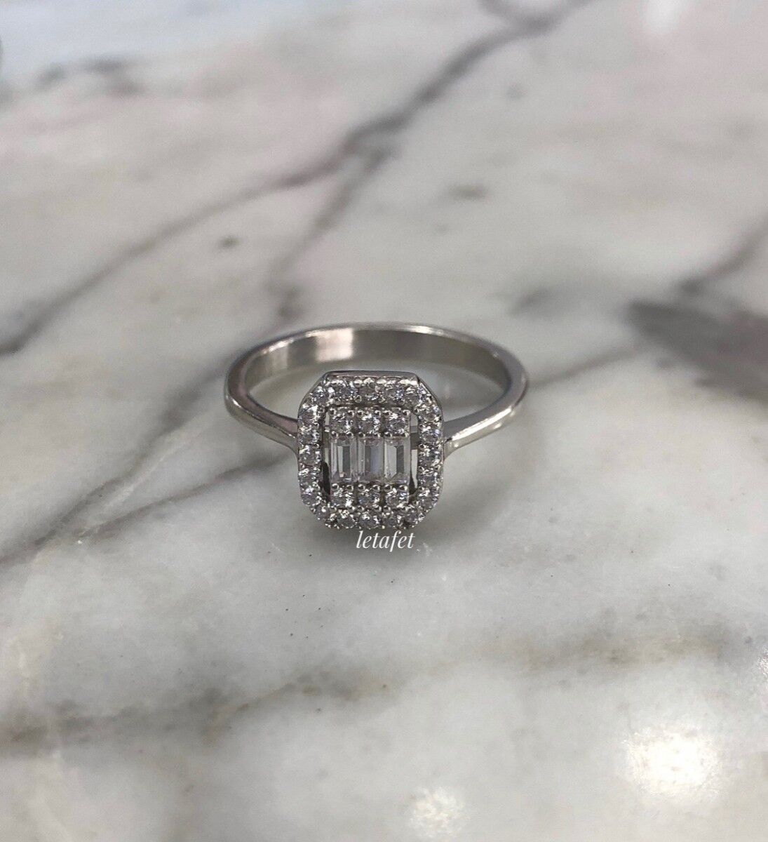 Baget Tektaş Yüzük (Düz)