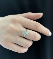 Baget Tektaş Yüzük (Düz)