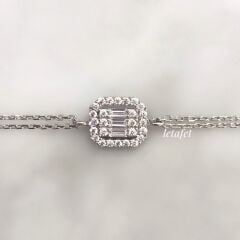 Beyaz Baget Bileklik