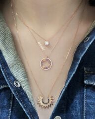 Çerçeveli Kelebek Kolye