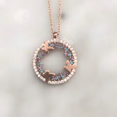 Çerçeveli Kelebek Kolye