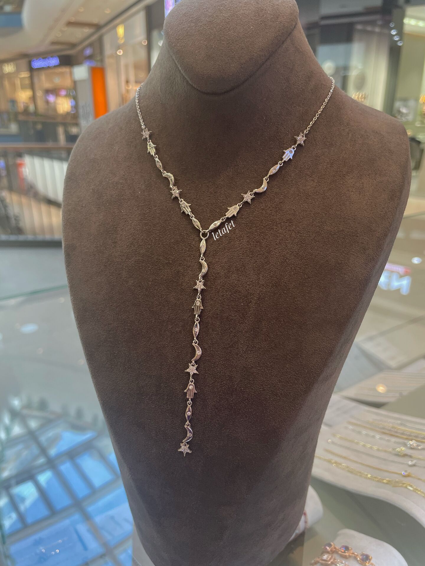 Şans Sembollü Y Gümüş Kolye