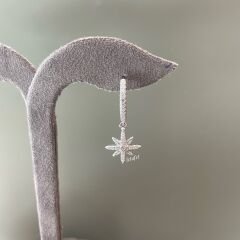 Kuzey Yıldızı Gümüş Küpe