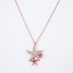 Deniz Yıldızı Kolye Rose