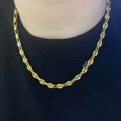 Düğme Model Gümüş Zincir