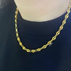 Düğme Model Gümüş Zincir