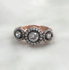 Elmas Üç Taş Yüzük