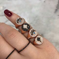 Göz Serçe Parmak Yüzüğü