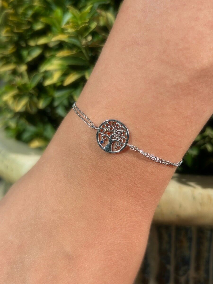 Hayat Ağacı Gümüş Bileklik
