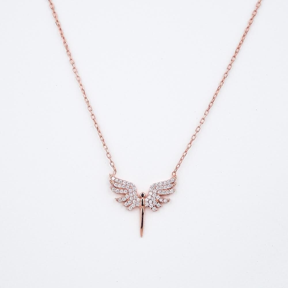 Huzur Meleği Kolye Rose