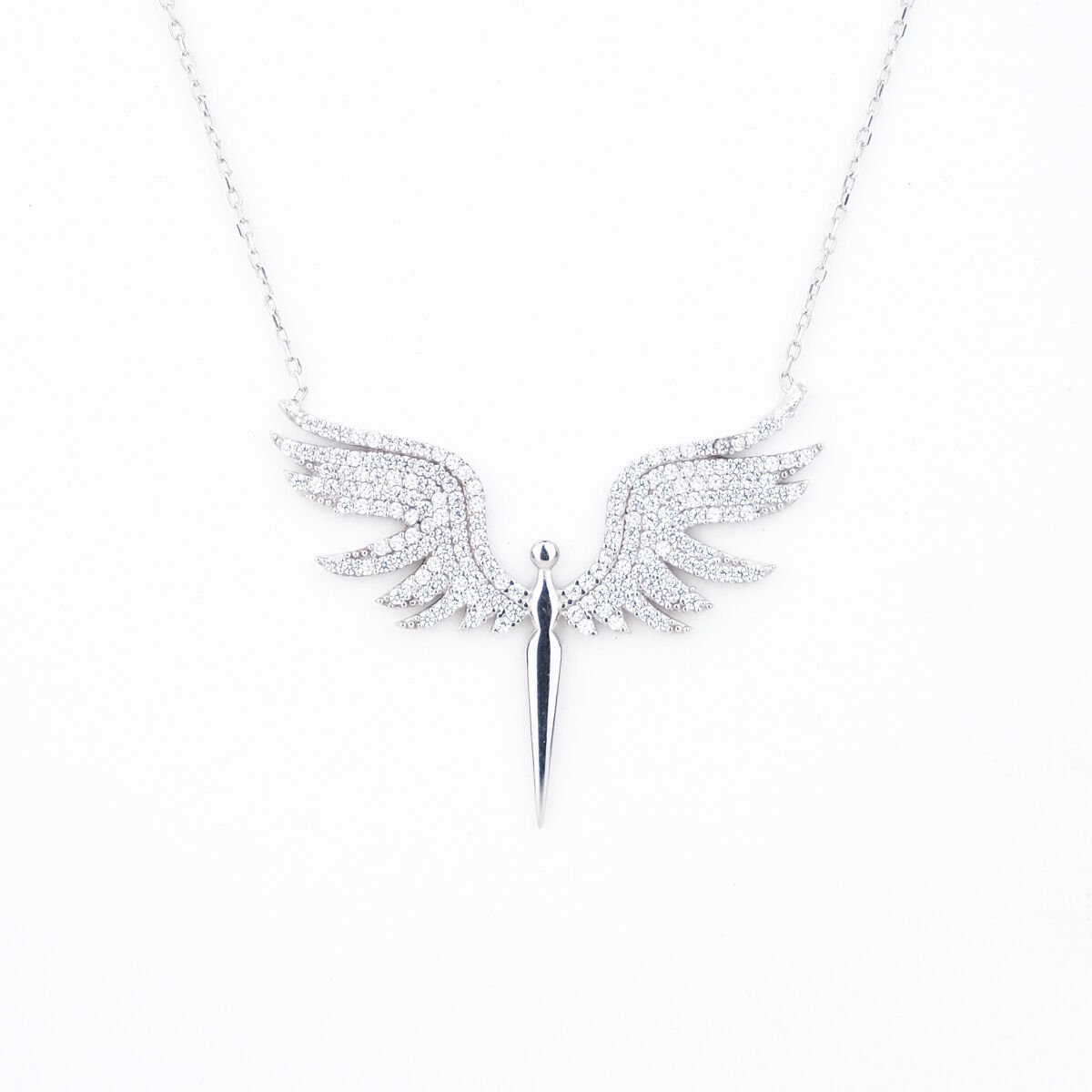 Huzur Meleği Kolye Beyaz