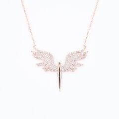 Huzur Meleği Kolye Rose