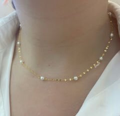 İnci Gümüş Kolye