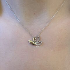 Kuğu Gümüş Kolye