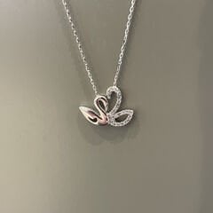 Kuğu Gümüş Kolye