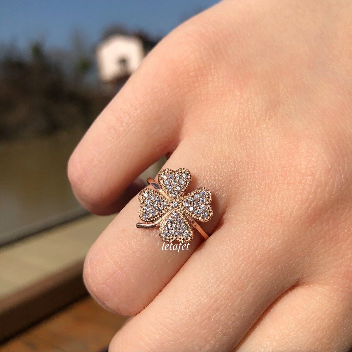 Yonca Gümüş Yüzük