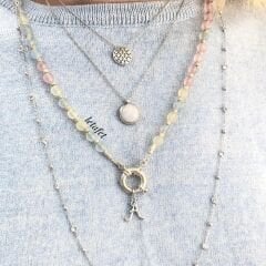 Yaşam Çiçeği Gümüş Kolye Mini Rose