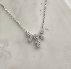 Yaprak Baget Gümüş Bileklik