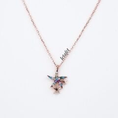 Üçlü Minimal Deniz Yıldızı Kolye Mix