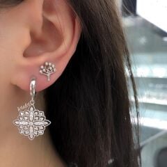 Türk Motifi Set Beyaz