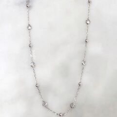 Taş ve Top Detaylı Zincir