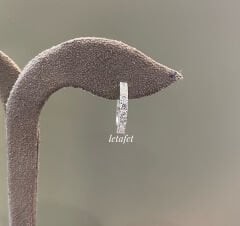 Tamtur Halka Gümüş Küpe