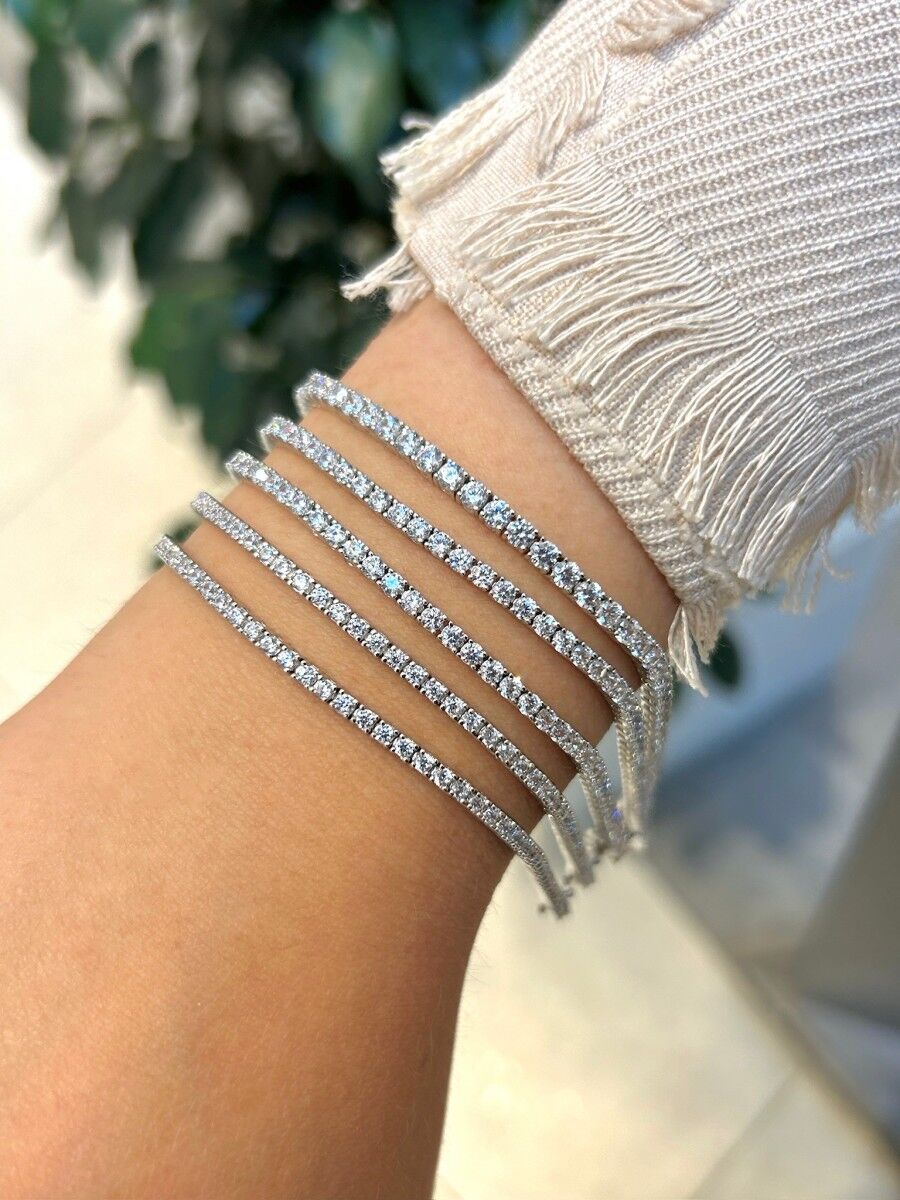 Su Yolu İthal Gümüş Bileklik 3 Milim