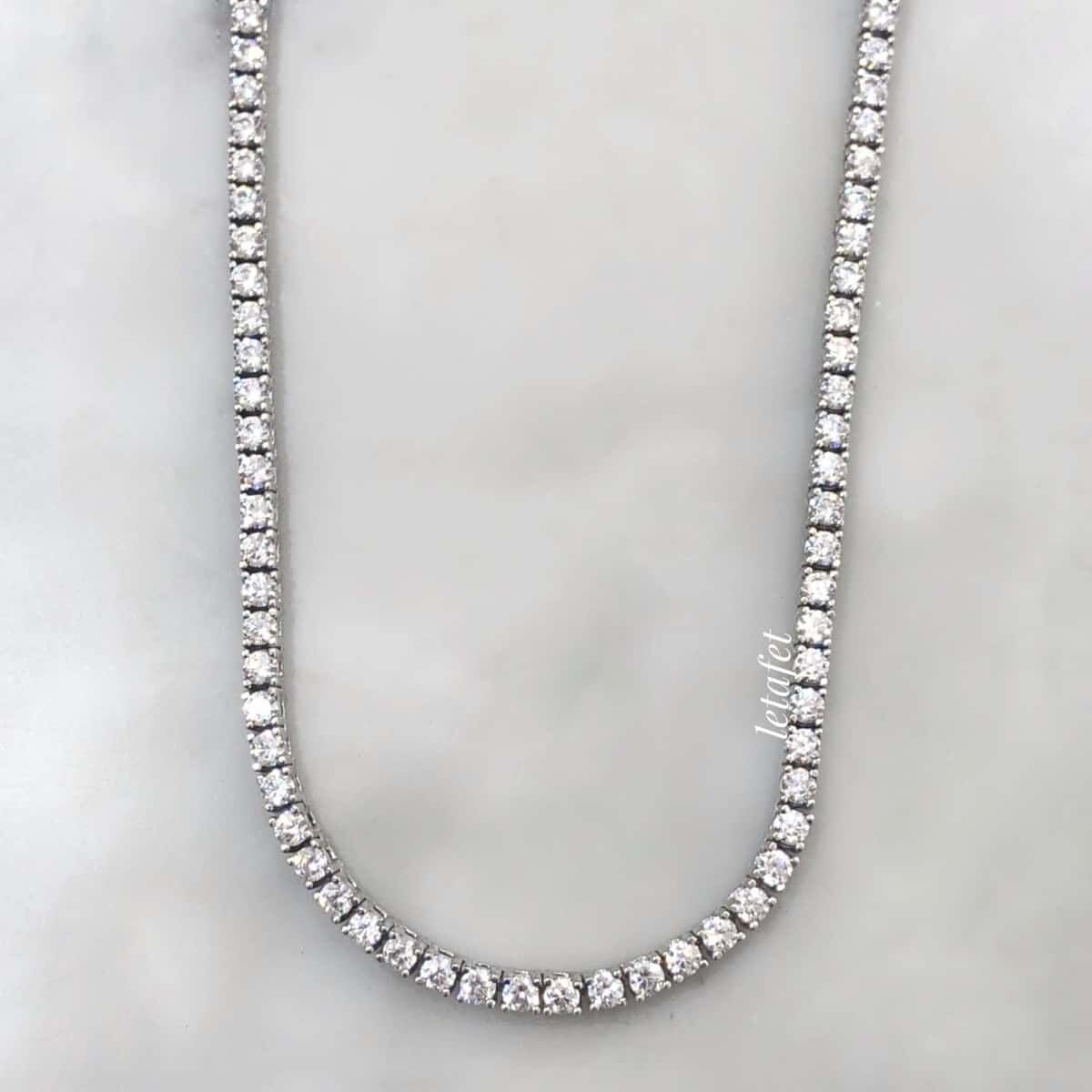 Su Yolu Gümüş Kolye 2,5 mm 45 cm