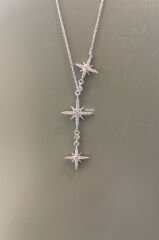 Kuzey Yıldızı Gümüş Kolye Yeni Seri