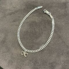 Gurmet Zincir Sembollü Gümüş Bileklik