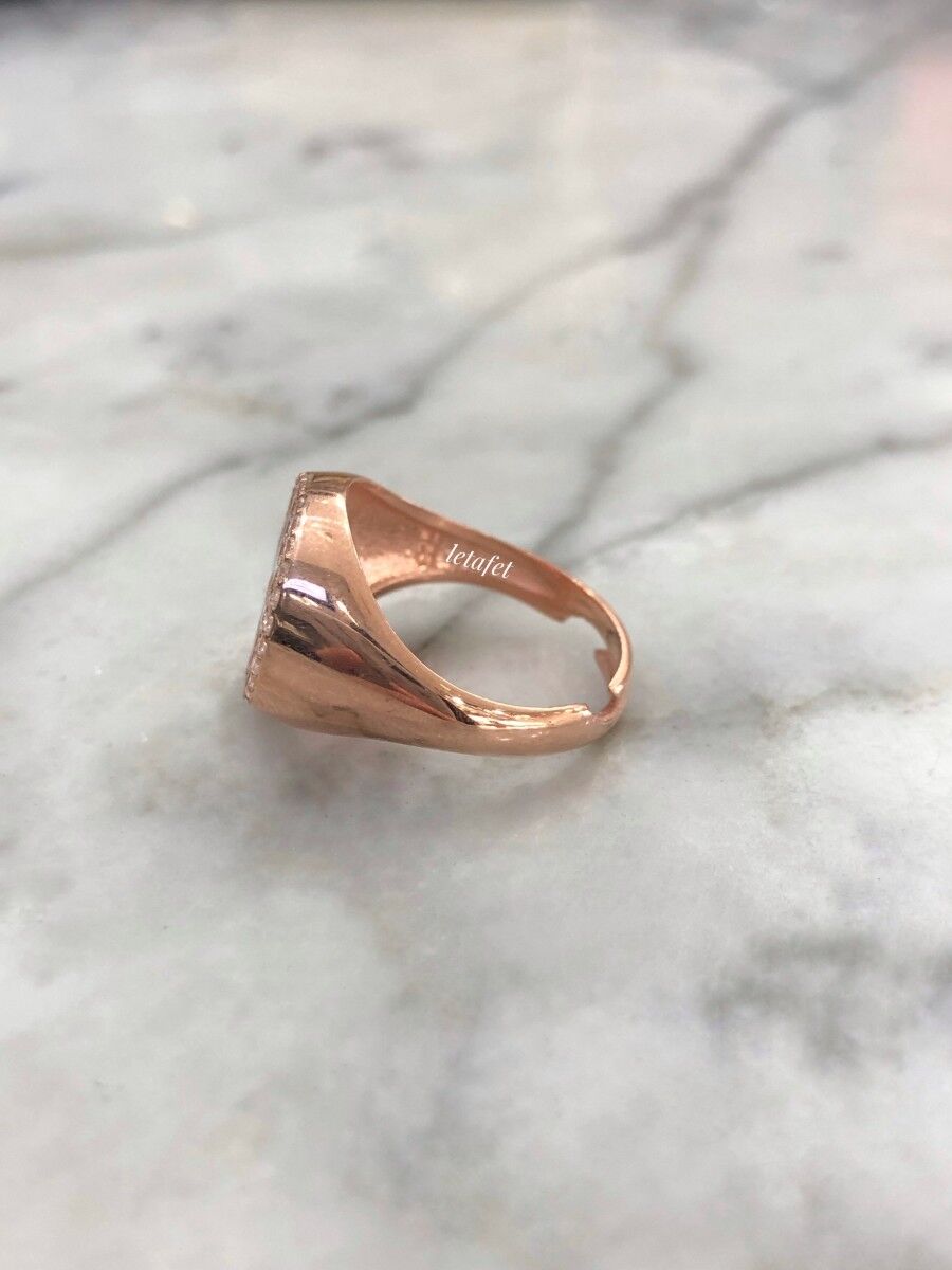 Kuzey Yıldızı Mineli Serçe Parmak Yüzüğü