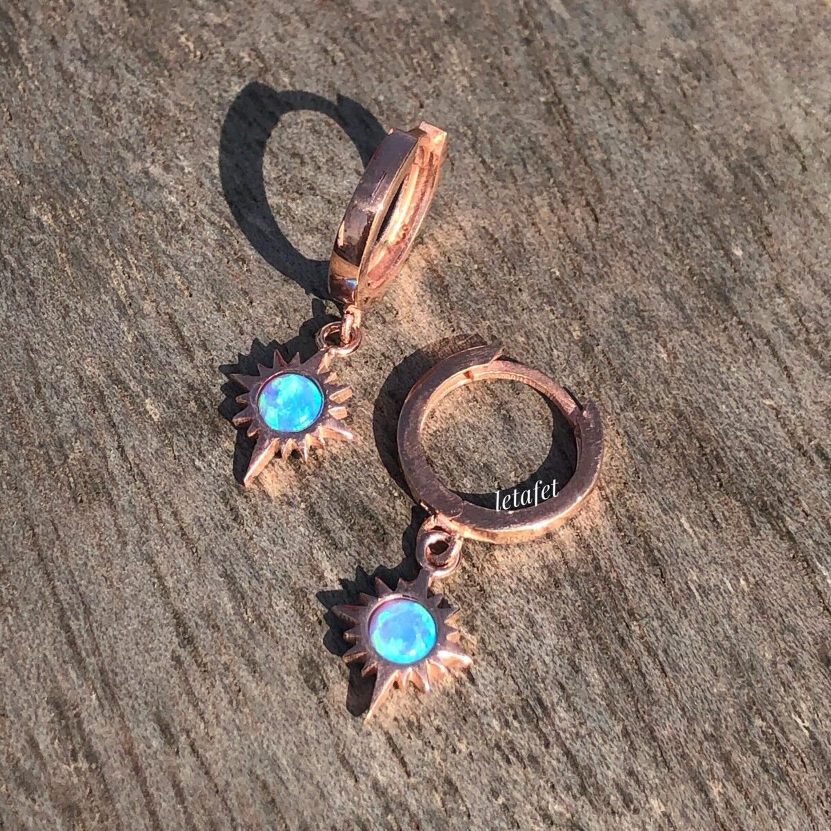 Kuzey Yıldızı Opal Küpe