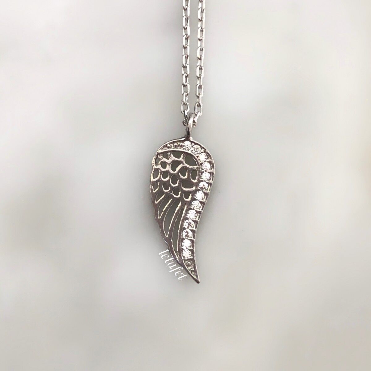 Minimal Melek Kanadı Kolye