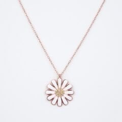 Papatya Gümüş Kolye