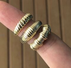 Özel Seri Yüzük Gold 3