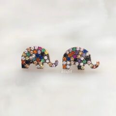 Mix Minimal Fil Küpe