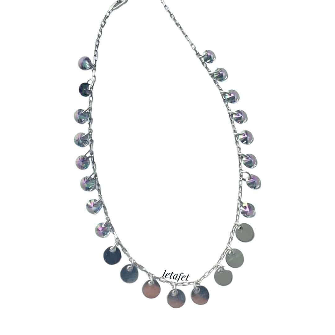 Mistik Topaz Taşlı Gümüş Halhal