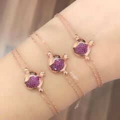 Nar Gümüş Bileklik