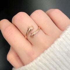 Sarılan Eller Gümüş Yüzük