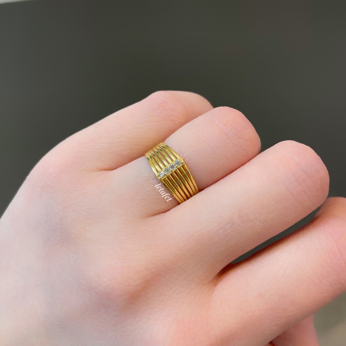 Sarmal Minimal Gümüş Yüzük