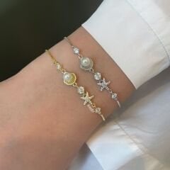 Okyanus Gümüş Bileklik